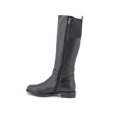 Venüs 20741K Kadın Hakiki Deri Tokalı Lastikli Binici Çizme