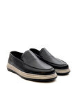 Greyder 64696 Erkek Hakiki Deri Baskılı Lastikli Comfort Casual Ayakkabı