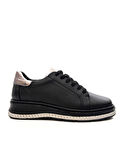 Venüs 25150007Y Kadın Hakiki Deri Bağcıklı Feta Topuk Sneaker Ayakkabı
