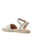 Venüs 2512203Y Kadın Hakiki Deri Tokalı İnce Taban Sandalet