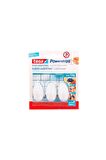 Tesa İz Bırakmadan Sökülebilir Askı Küçük Oval Beyaz, Powerstrıps® 3 Adtx0