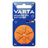 Varta 13 Numara İşitme Cihazı Pili 6'lı Blister 10 Adet(60 Adet)
