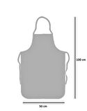 Omniclean Gri Askılı Mutfak Bulaşık Önlüğü Lamineli 50 x100 cm 