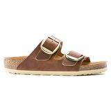 Birkenstock Big Buckle Naturel Deri Kadın Terlik 1011072