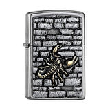 Zippo 2005358 PL 207 Scorpion on the Wall Emblem Çakmak