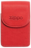 Zippo Leather Cigarette Case Red