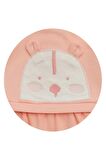 Andywawa Kız Bebek Tavşan Kabartmalı Pembe Elbise AC22373