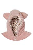 Andywawa Kız Bebek Leopar Desenli Pembe Yumuşak Mont AC22078Rep