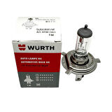 WÜRTH ÇİFT FİLAMAN FAR AMPULÜ H4-12V-60/55W