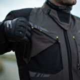 MODEKA TARAN WATERPROOF CEKET SİYAH KOYU GRİ