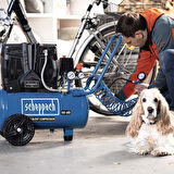 Scheppach HC25si Sessiz Kompresör 1100 W 8 Bar 24 Lt - 5906140901