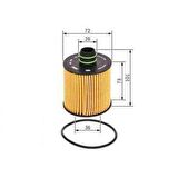 YAG FILTRESI DOBLO III LINEA GIULIETTA MITO 500L EGEA 1.6 - 2.0 MULTIJET - BOSCH F026407108