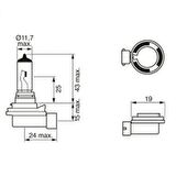 Ampul H8 (1987302805)(AUDI BMW FİAT HONDA MİNİ)