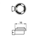 Ampul H8 (1987302805)(AUDI BMW FİAT HONDA MİNİ)