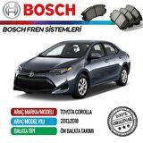 Toyota Corolla 2013 - 2018 Ön Fren Balata Takımı - Bosch