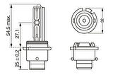 Ampul - Xenon White HID - D2S - 35 W - P32d-2