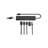 HAMA USB-C-Hub, 6 Ports, 3x USB-A, USB-C, HDMI™, LAN / Ethernet