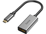 HAMA HM.200303 USB-C Plug - HDMI Socket UltraHD 8K Video Adaptör Gri