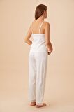 Ekru Pansy Lace Supant