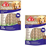 8in1 Delights Köpekler İçin Biftekli Ödül Çubuğu 190 Gr X 2 Adet