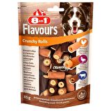 8in1 Flavours Crunchy Rolls Kümes Hayvanları Eti Yetişkin Ödül Maması 85 gr 