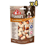 8in1 Flavours Meaty Biscuits Köpek Ödülü 85 Gr x 4 Adet