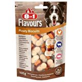 8in1 Flavours Meaty Biscuits 100 gr Köpek Ödülü