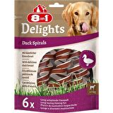 8in1 Smart Delights Duck Spirals Ördekli Burgu Köpek Ödülü 6lı