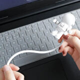 CELİK AVM® USB Astronot Gece Lambası, Masa Lambası, Kitap Okuma Lambası Işığı