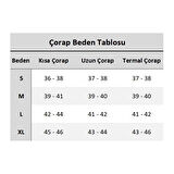 Held Cool-Dry Termal Uzun Çorap Siyah  Gri