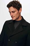 Ds Damat Regular Fit Siyah Kaban 5HF08ORT10001