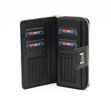 Silver Polo  Kadın Cüzdan & Kartlık 928-40503 Kadın CÜZDAN M46 SİYAH-MAT SİYAH