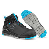 Taraval Mid Fiberglass Koruyucu Burunlu Siyah Mavi S3L ESD SRC İş Ayakkabısı 39 Numara