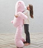 160 cm Sevgiliye Özel Romantik DEV Boy Papyonlu Peluş Ayı- % 100 YERLİ