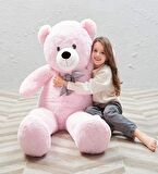 160 cm Sevgiliye Özel Romantik DEV Boy Papyonlu Peluş Ayı- % 100 YERLİ