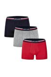 Pierre Cardin Erkek Çok Renkli 3lü Boxer