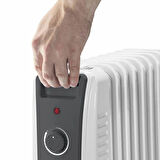Trotec TRH 22 E Yağlı Radyatör 2400 W 9 Dilim Fanlı