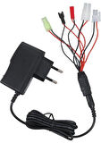 AKÜ ŞARJ CİHAZI POWERMASTER UNIVERSAL  2.4-12V (NI-MH)/(NI-CD) ÇOK UÇLU