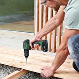 Bosch UniversalImpact 18V Akülü Darbeli Matkap (1,5Ah, Çift Akü) SBX + 241 Aksesuar Setli - 06039D4103 + Bosch Yeşil Sırt Çantası