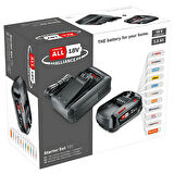 Bosch 18V Akü Seti (2.5Ah, Tek Akü + AL1844)
