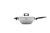 Woll Concept 30 cm Kapaklı Çelik Wok Tava