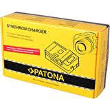 Patona Senkron LCD Ekranlı USB Şarj Cihazı Sony NP-FW50 Için