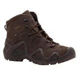 Lowa Zephyr Gtx Mıd Yuvarlak Burun Yüksek Topuk Ortopedik Bağcıklı Su Geçirmez Outdoor Kahverengi Kar Botu Deri