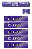 Koleston Single Tüp Boya 7/77 Işıltılı Kahve x5'li Set