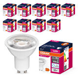 Osram LED Value PAR16 4.5W GU10 6500K Soğuk Beyaz Ampul 10 Adet