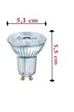 Osram Parathom 4,5W (50W) Dim Led Spot Ampul Sarı 3000K - GU10 Duy