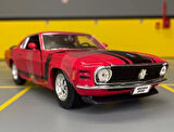 Welly Koleksiyon 1 / 24  1970 Ford Mustang Boss Kırmızı Model Metal Araba