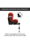 Sirona Zi isize Plus (soho grey) 360 derece dönen Adac ödüllü isofix bebek oto koltuğu 0-18 kg