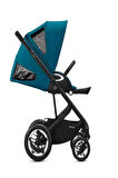 Talos S Lux (black-river blue) (konforlu bebek arabası)