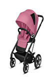 Talos S Lux (black-magnolia pink) (konforlu bebek arabası)